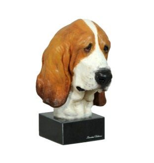 Basset Hound II ręcznie pomalowana statuetka Art-Dog